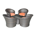 Wicker Blumiges Distro Set mit Glasplatte